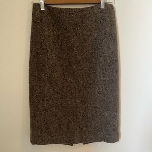 RALPH LAUREN Wool & Cashmere Pencil Skirt